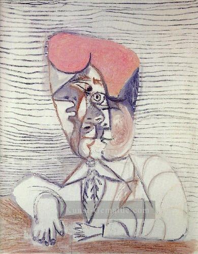 Bust of Man 1972 cubism Pablo Picasso Ölgemälde